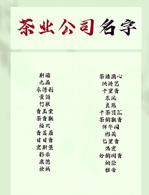 如何给茶叶起一个既有内涵又优雅的名字？