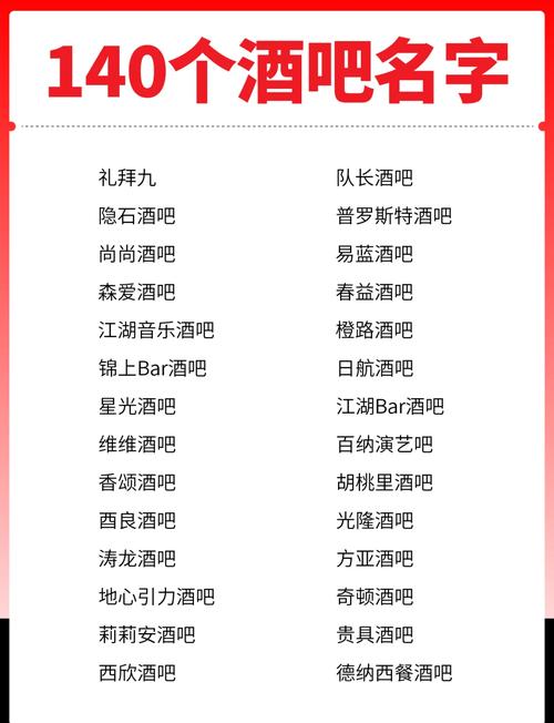 水吧名字大全中，有没有什么个性十足的名字推荐？