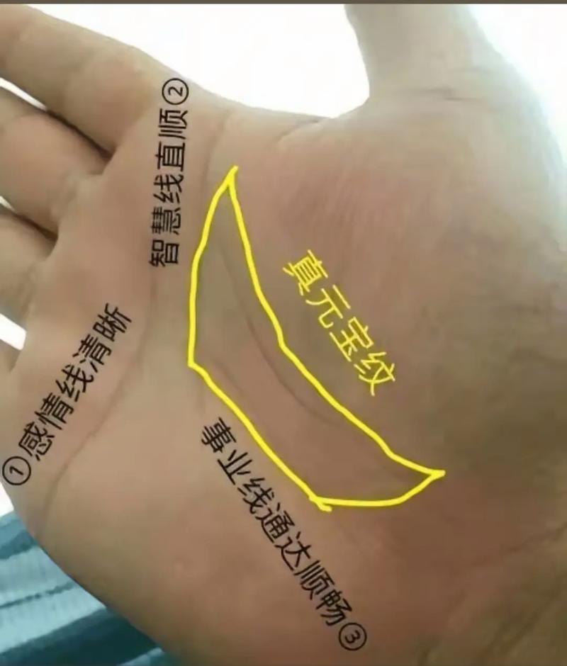 手相中元宝纹明显，如何用手机扫描识别掌纹？