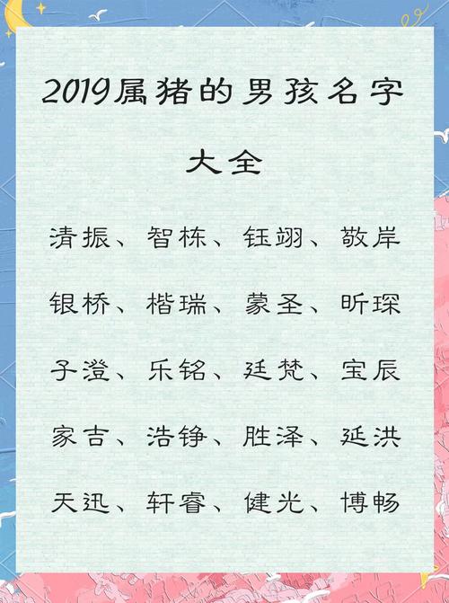 属猪男孩名字霸气，有没有什么特别霸气又适合属猪男宝宝的建议？