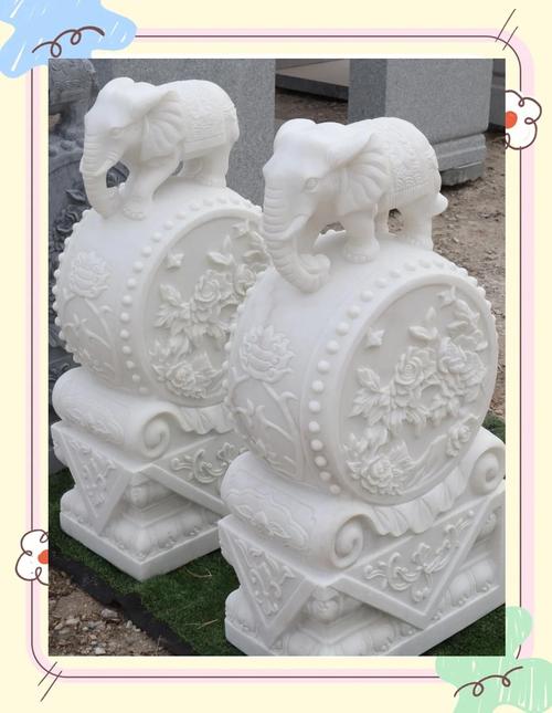 门口石雕大象雕塑寓意象征是什么？