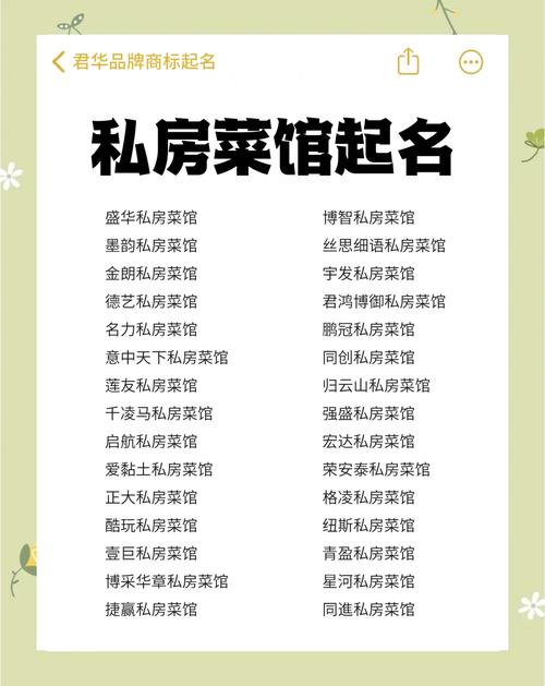 有没有推荐一些寓意深刻、霸气十足的高档私人会所或餐厅名字？