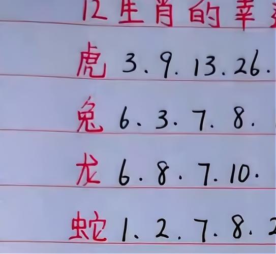 大起大落猜一生肖的数字是什么？