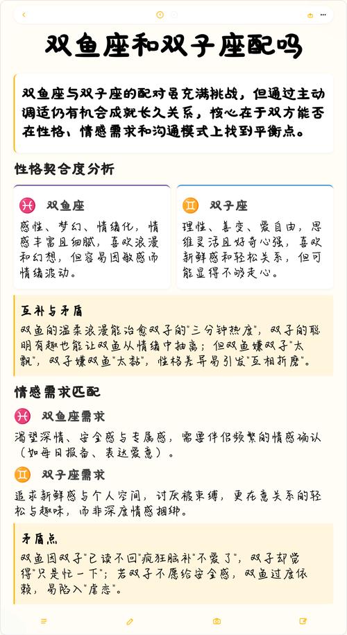 双子座和双鱼座性格差异大，他们在一起会幸福吗？
