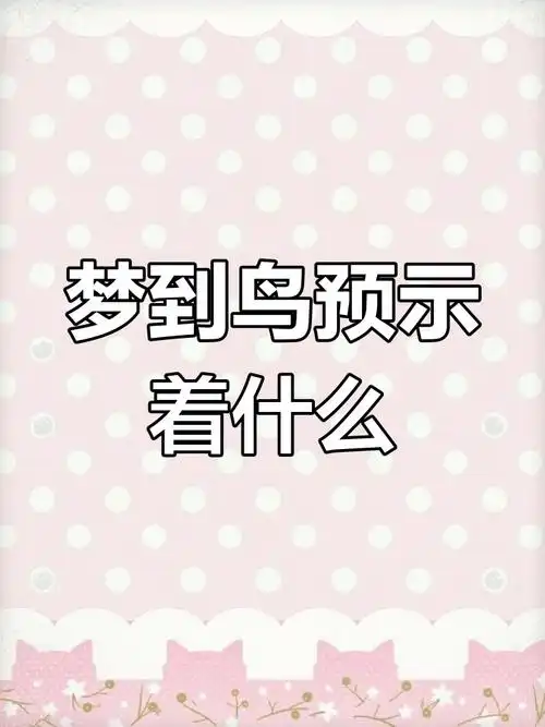 梦见孕妇小鸟预示着什么？周公解梦中的寓意是什么？