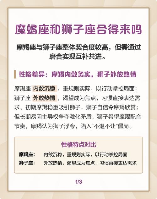 狮子座和摩羯座的爱情运势如何？他们合得来吗？