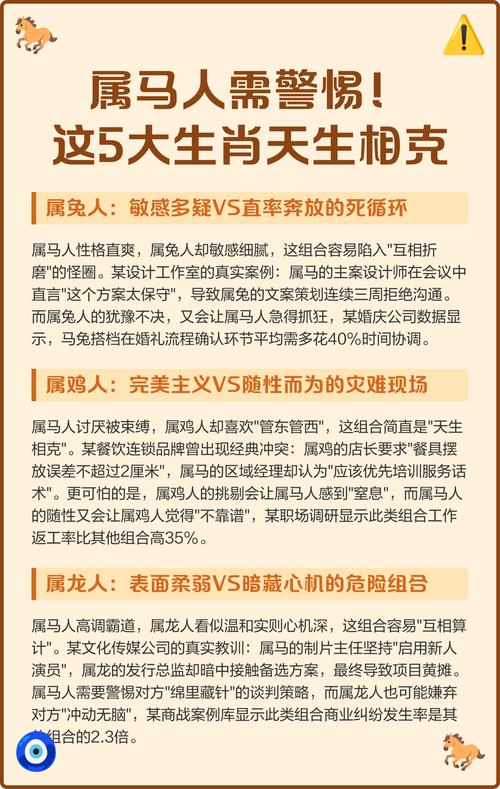 属马的人与哪些属相相克呢？
