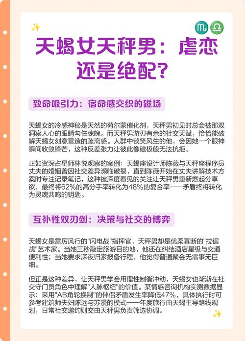 天秤女真的能虐死天蝎男吗？哪个星座男会被天秤女虐得最惨？