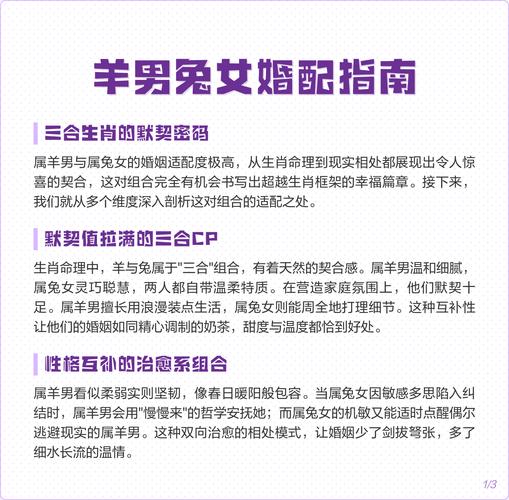 属兔女性与属羊男性结婚，他们的婚姻生活幸福吗？