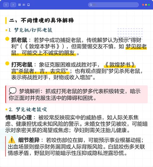 梦见自己打死老鼠究竟预示着什么吉凶？周公解梦中的寓意又是什么？