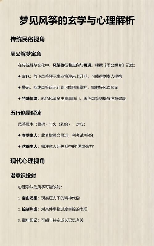 周公解梦：梦见风筝掉下来预示着什么含义？