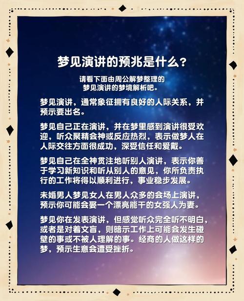 梦见自己当众演讲，这究竟预示着什么？