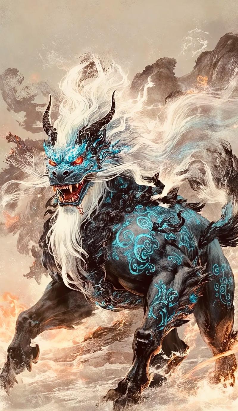 紫龙，狮子座的专属神兽，它的长尾外表是什么样的呢？