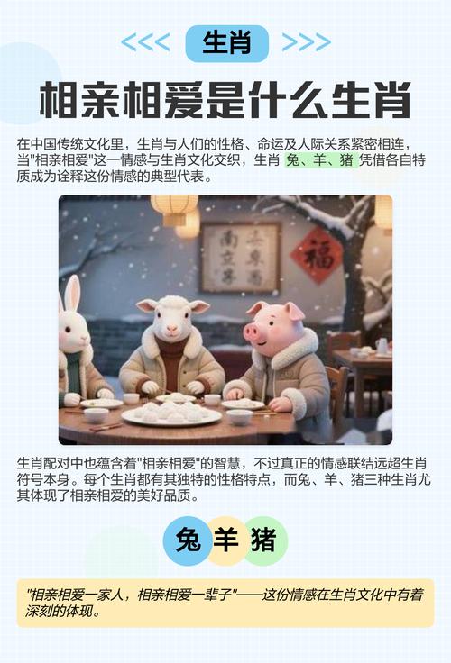 相亲相爱的生肖指的是哪些动物？