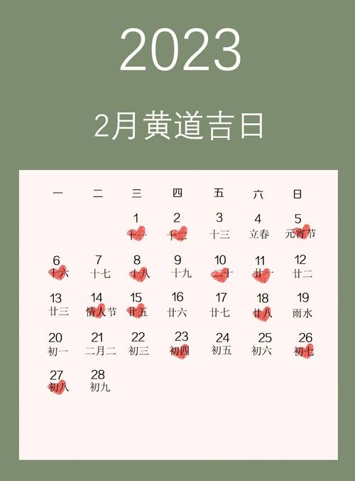 2023年十二月黄历中哪些日子适合理发？