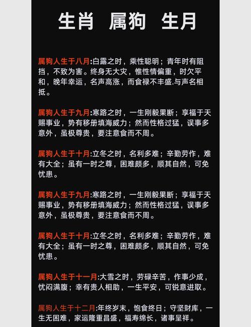 2019年属狗的人每个月运势具体如何？