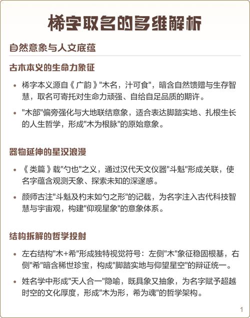 桸字在取名中寓意如何，适合用作名字吗？