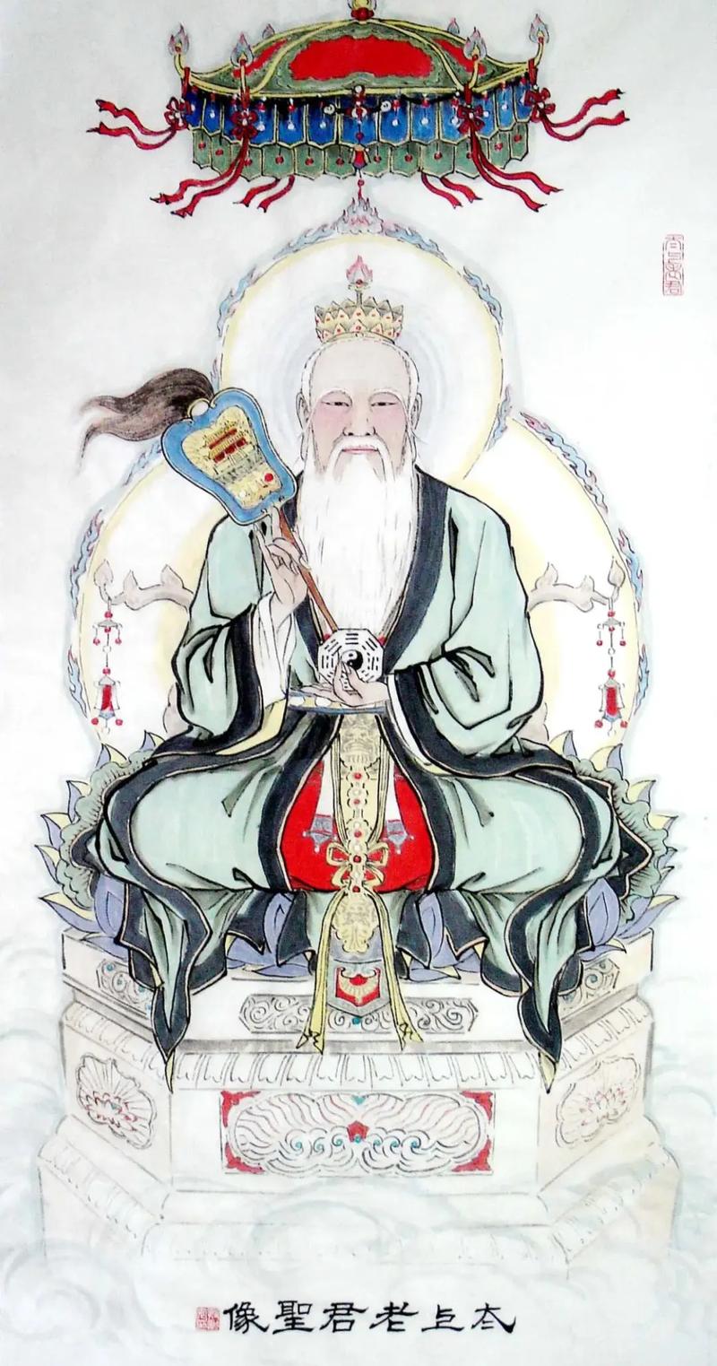太上老君的形象如何描绘？