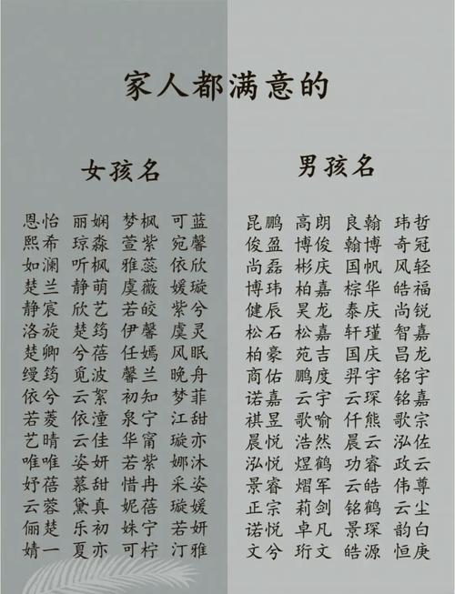 2024年出生的男孩取什么名字比较好呢？