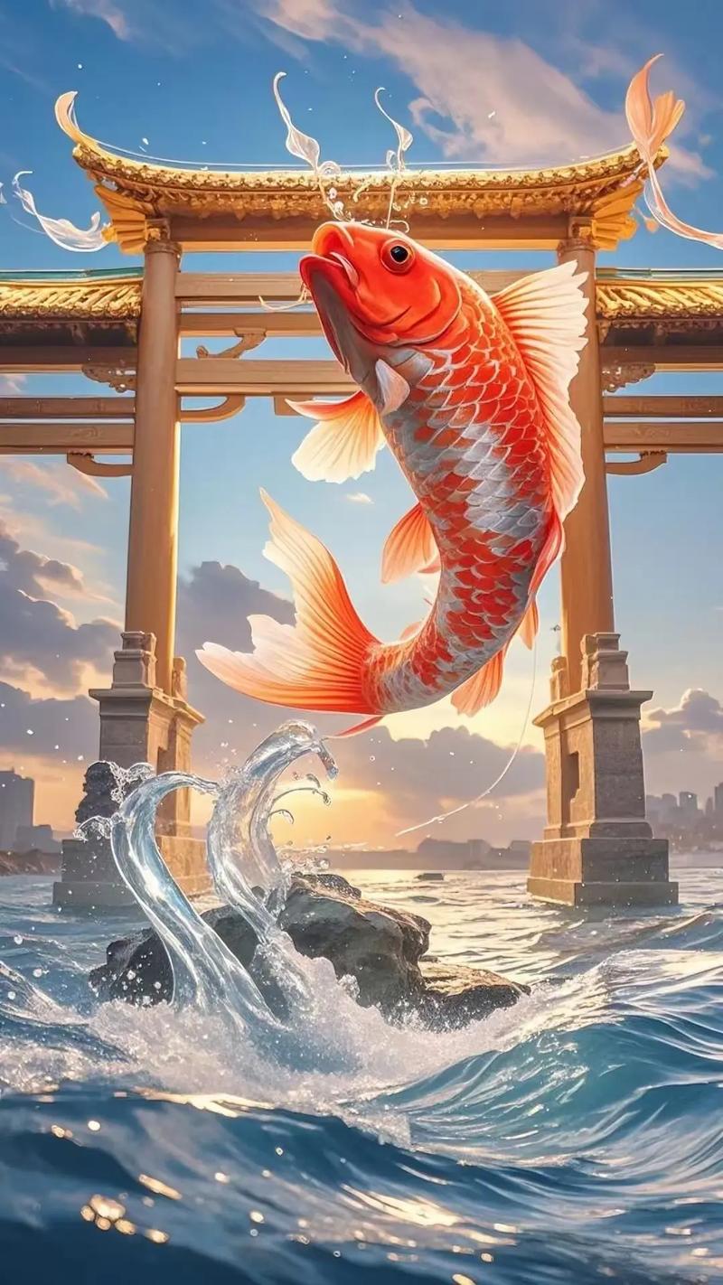 梦见大鲤鱼跳进怀中，这是否预示着好运即将降临？