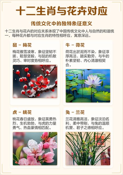 哪个星座对应的花与哪个生肖的花相对应？