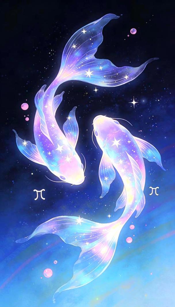 双鱼座的壁纸，有没有波光粼粼大海的星座主题呢？