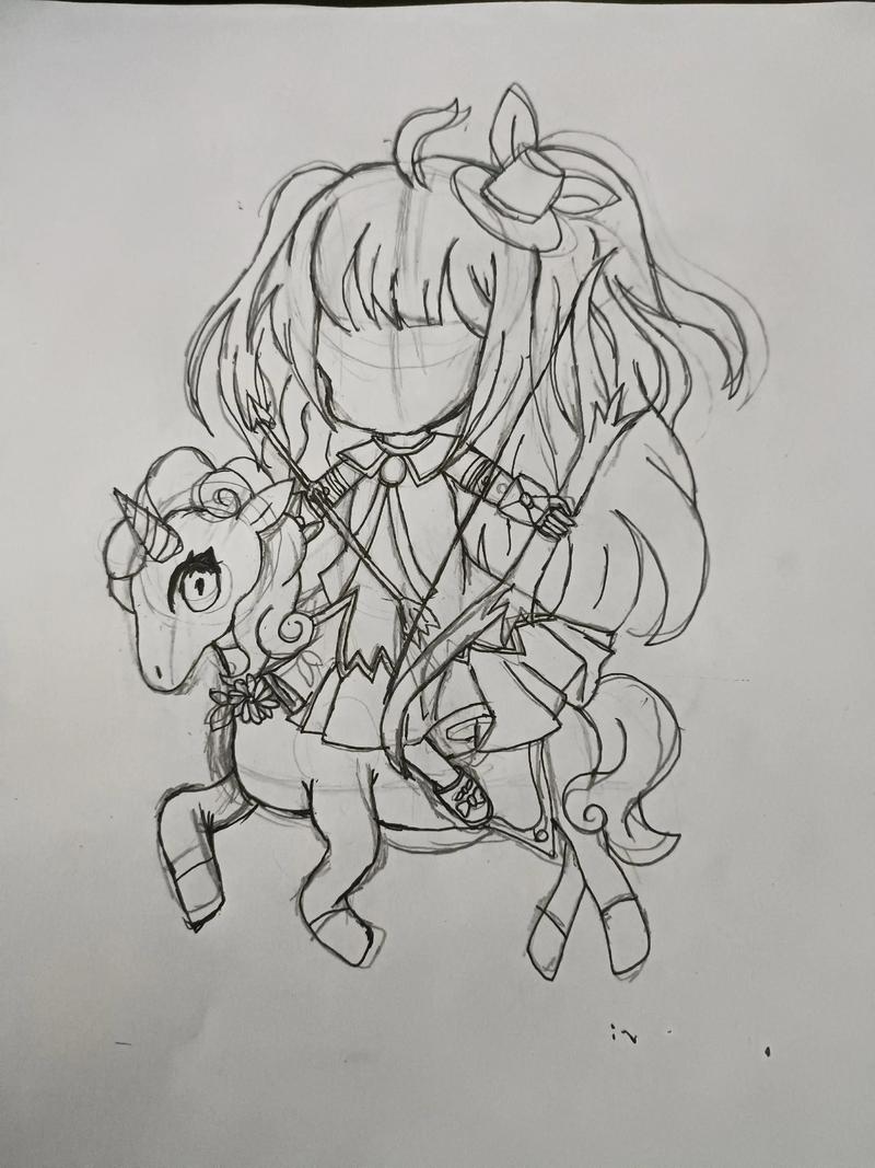 射手座动漫少女手绘，是十二星座专属手绘动漫中的哪位？