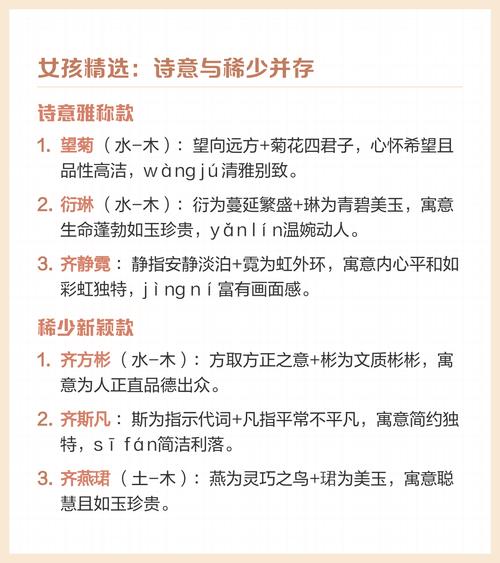 齐姓男孩名字有哪些既独特又好听，同时又洋气有气质的呢？