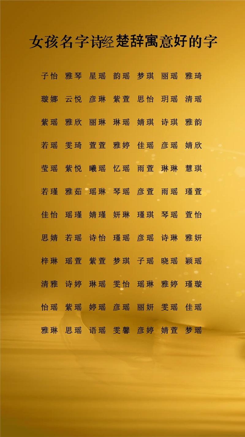 有哪些寓意美好的字可以用来给人取名呢？