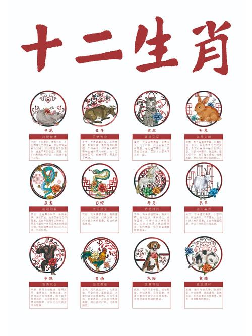 十二生肖挂历中，哪些生肖动物被代表？