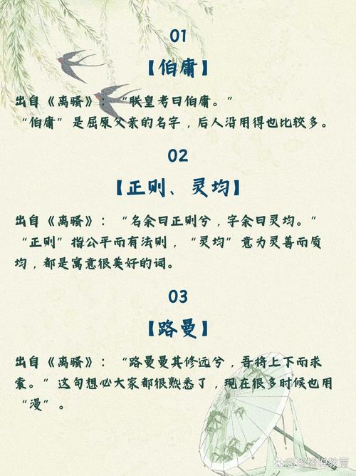 有没有楚辞中寓意深刻、适合起名的推荐？