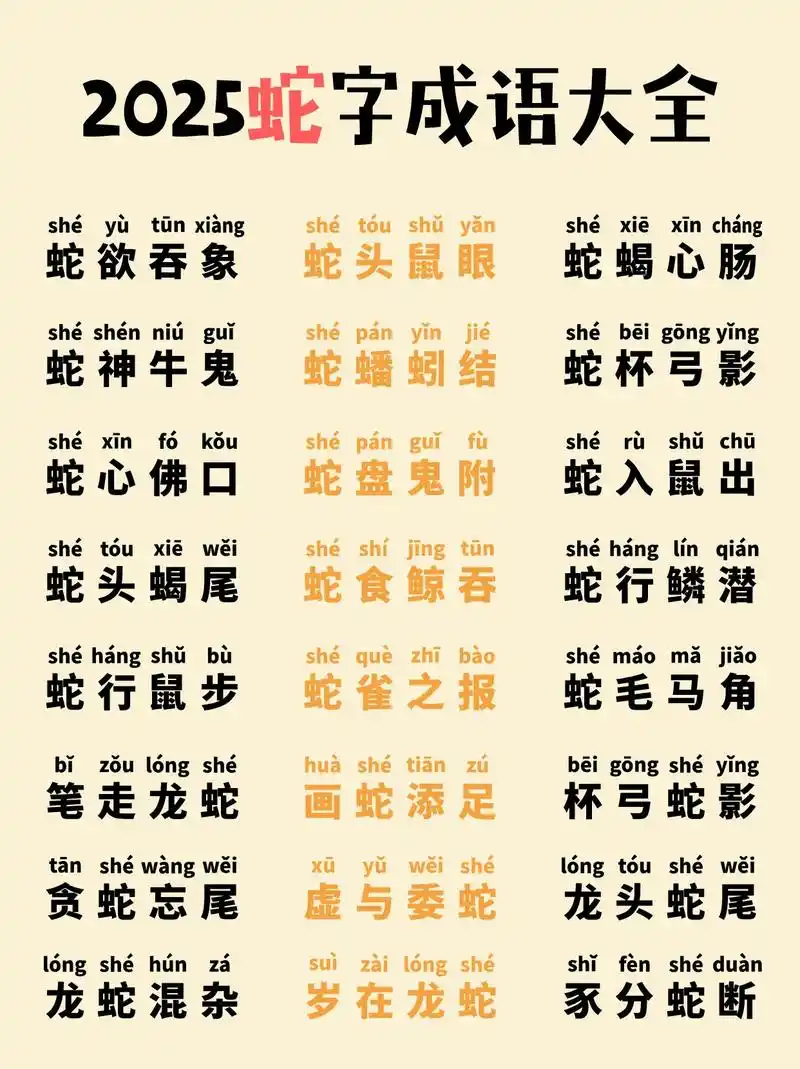 有哪些成语中同时包含了马和蛇这两个元素？