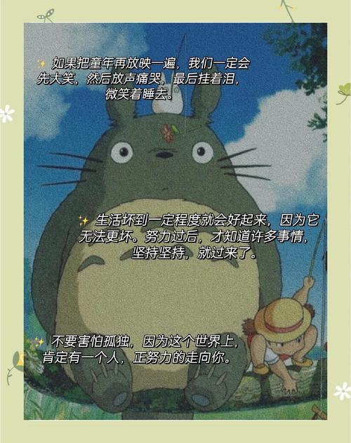 龙猫讲述的道理是什么它传达了怎样的生活哲学或人生智慧？