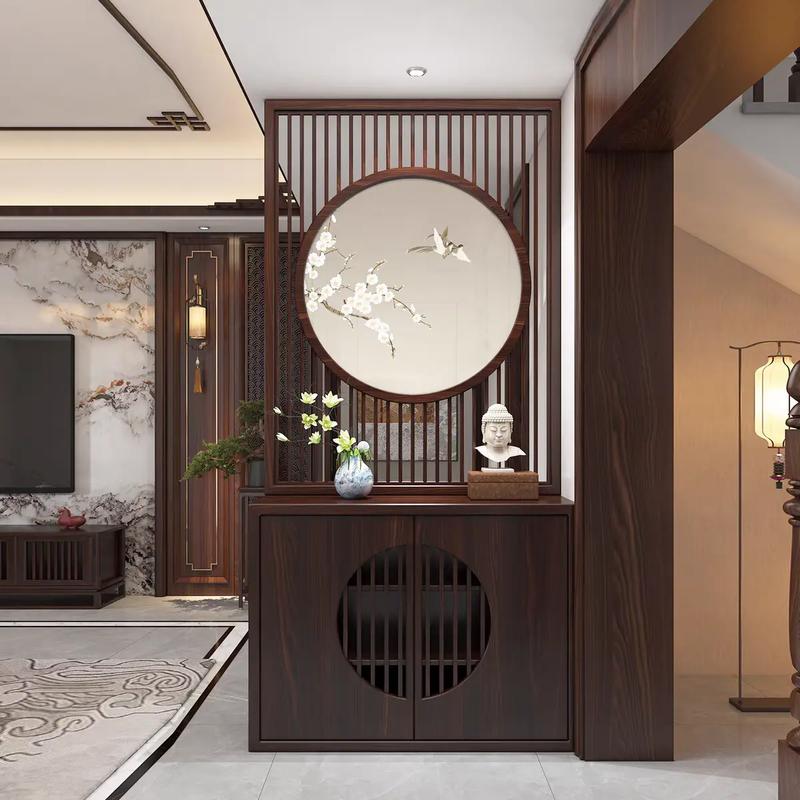 玄关摆放木雕屏风是否合适呢？