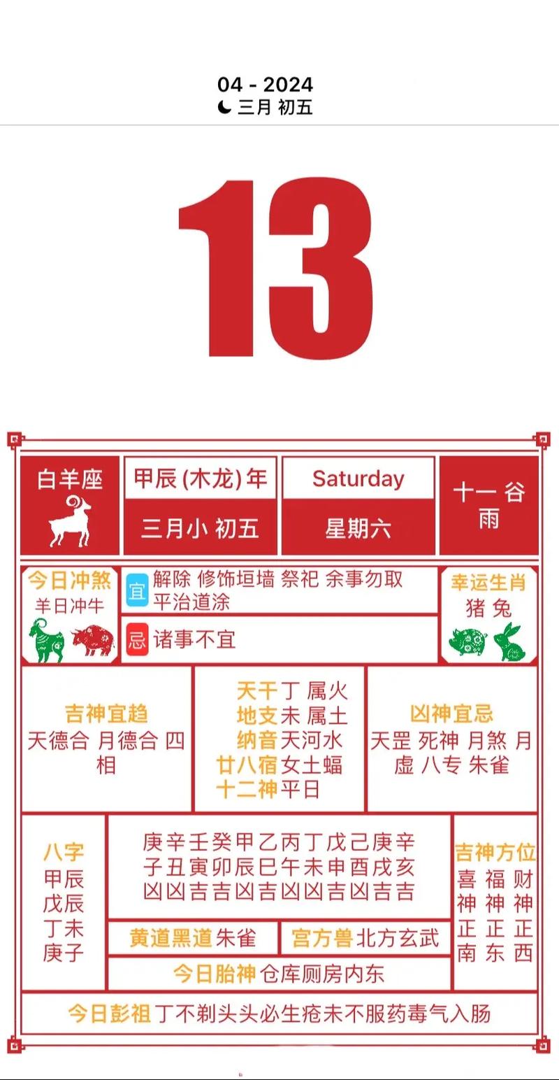 四月十三日是不是一个值得关注的日子呢？