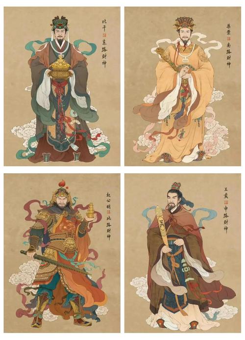 财神爷手把件和财神年画分别寓意着什么能详细解释一下吗？