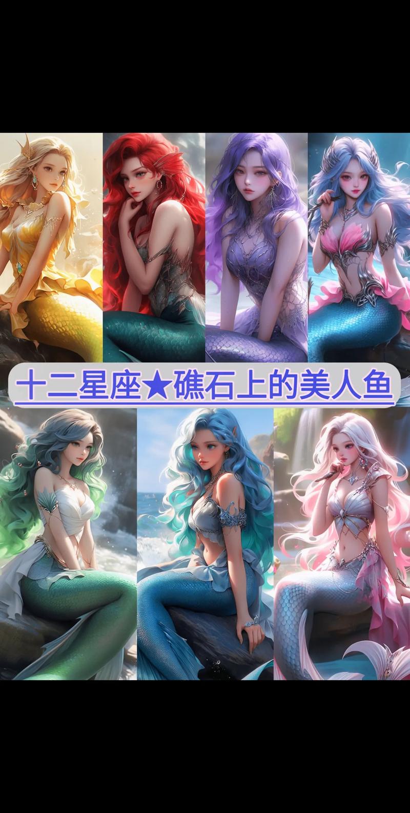 射手座公主竟是个美人鱼？这十二星座古风美人鱼之谜，谁能揭晓？