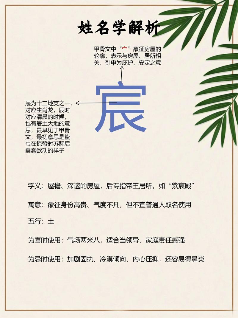 有没有带宸字寓意蕞好的男孩名字推荐？
