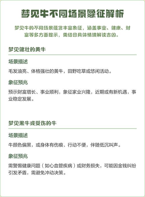 梦见牛究竟象征着什么其含义又是什么？