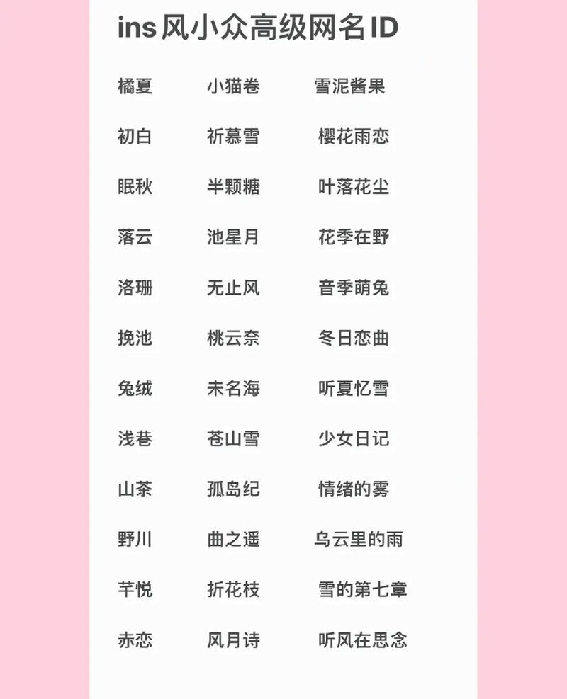 有没有好听的微博名字推荐给女生呢？