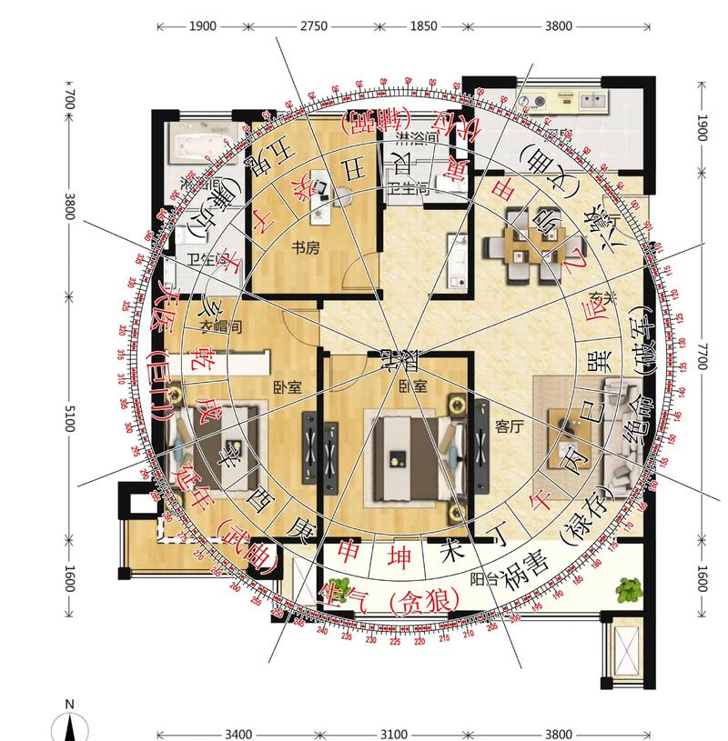 如何同过风水布局实现八面来风，改善家居风水？