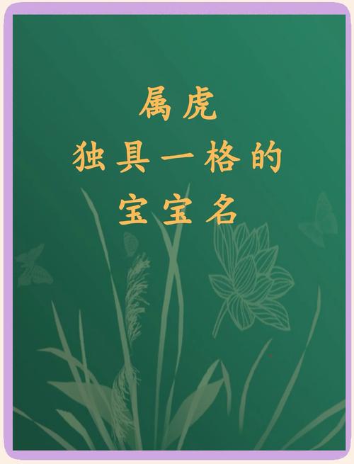 有没有楚辞典故中属虎的男孩名字推荐？