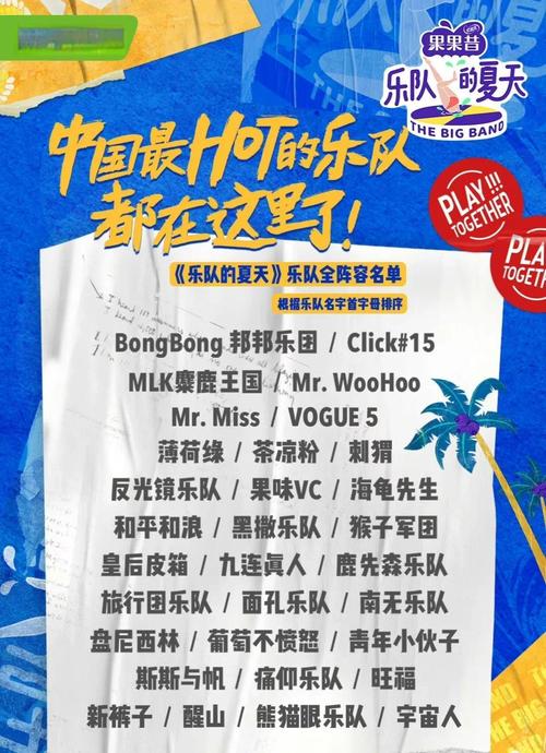 有哪些好听的乐队名字可以取？