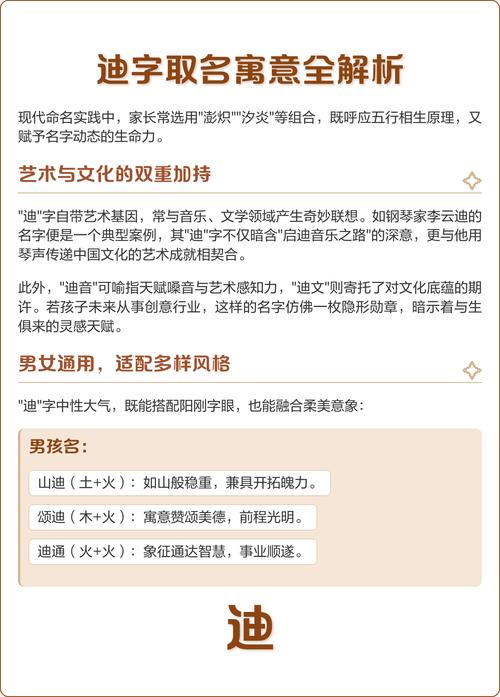 迪字取名有哪些忌讳？它的五行属性是什么？