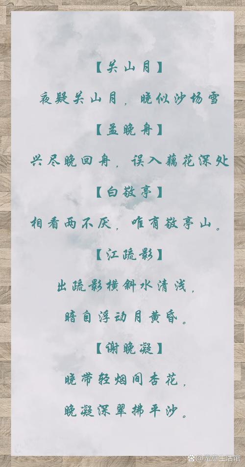 你见过哪些名字如此动听，让人过目难忘呢？