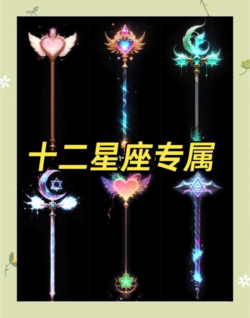 十二星座的武器分别长什么样？