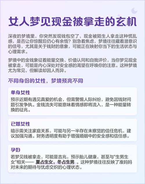 孕妇梦见买钱包，钱被拿走包还在是什么预兆？