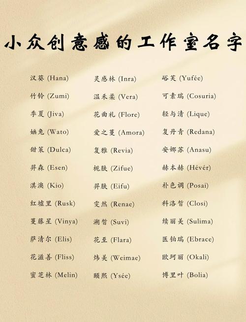 设计工作室如何取一个既独特又吸引人的名字？