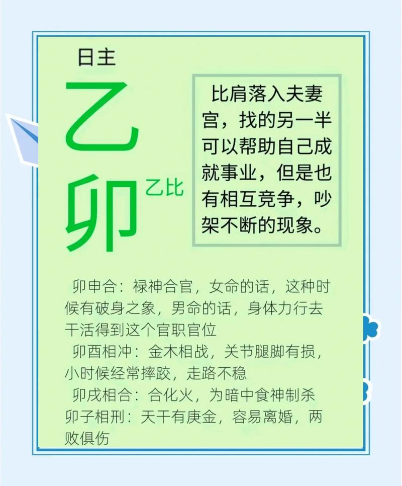 乙卯日柱男性命运运势究竟如何？