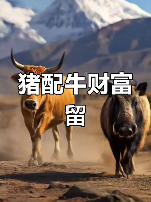 属猪和属牛的财运搭配是否合适？